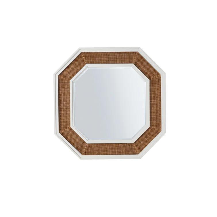 Barclay Butera Laguna Wood Flat Wall Mirror