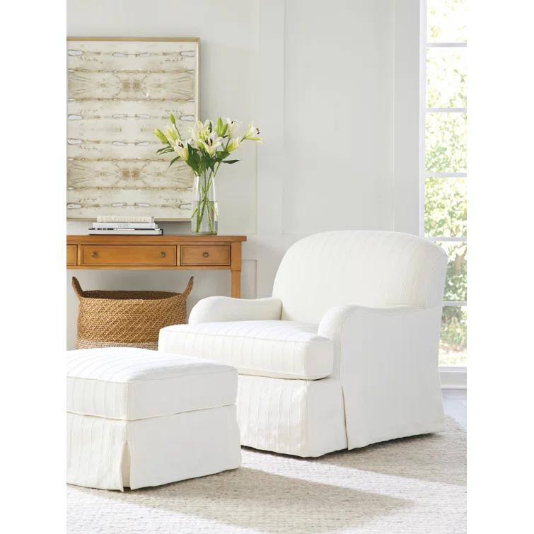 Barclay Butera Barclay Butera Upholstery Slipcovered Swivel Armchair