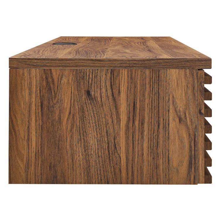 Modway Modway Render Wall Mount Wood Office Desk