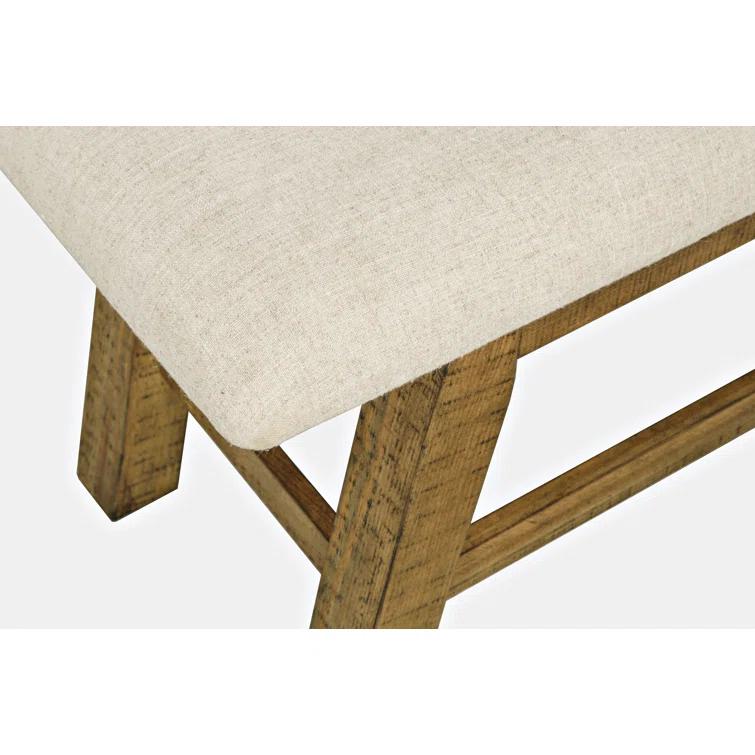 Fahrettin Polyester Upholstered Bench
