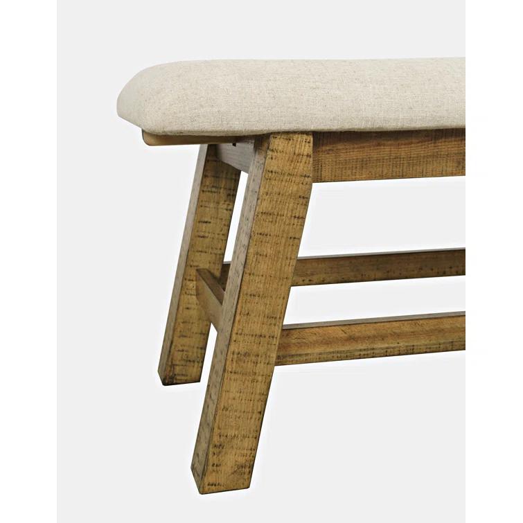 Fahrettin Polyester Upholstered Bench
