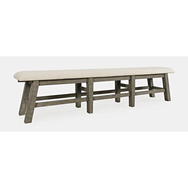 Fahrettin Polyester Upholstered Bench