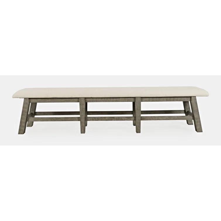 Fahrettin Polyester Upholstered Bench