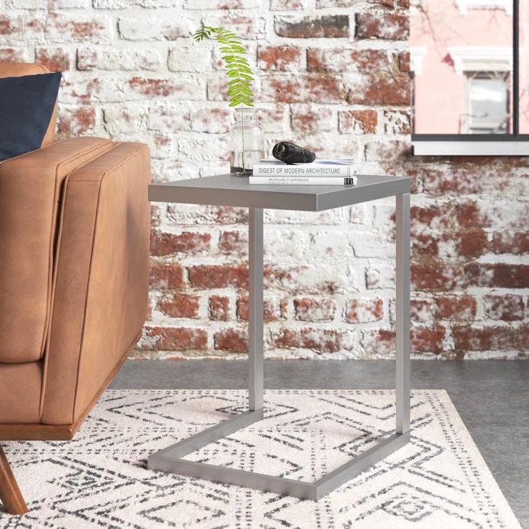 Jaylen Steel Top End Table