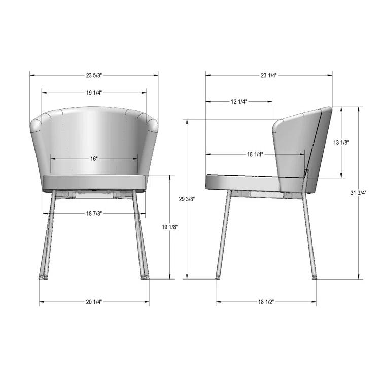 Josie/Camilla 5 Piece Dining Set