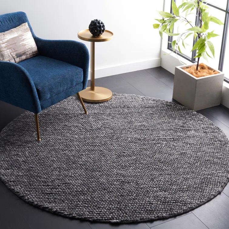 Natura NAT620 Hand Woven Area Rug - Dark Grey - 3'x5' - Safavieh