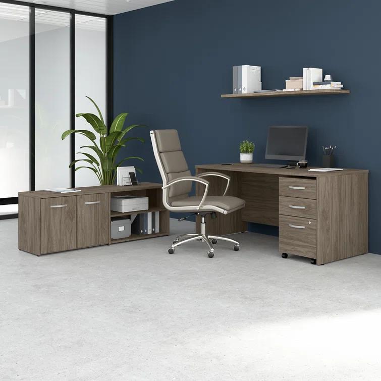 Office 500 Collection 3 Piece Rectangular 60W Computer Desk Office Set