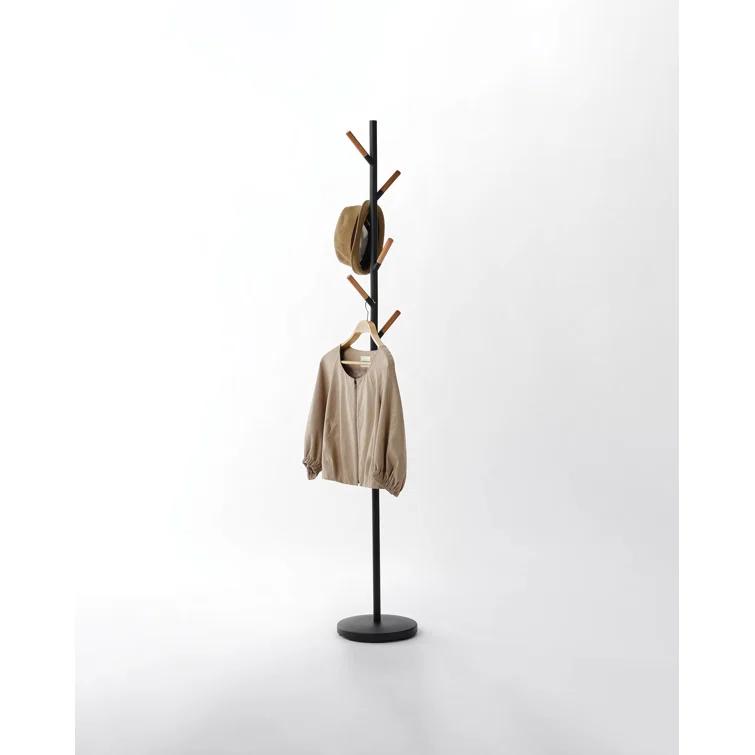 Yamazaki Home Coat Hanger, Steel, Weighted Base