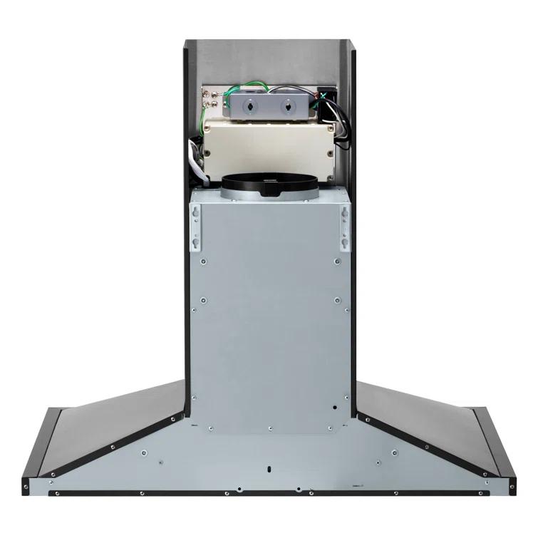 35.4" 600 CFM Ducted Wall Mount Range Hood with Nightlight
