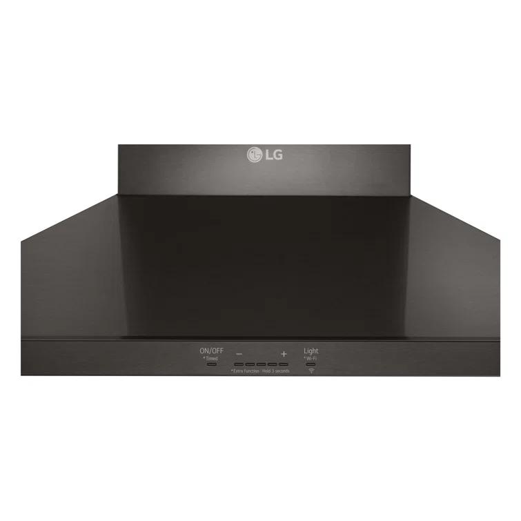 35.4" 600 CFM Ducted Wall Mount Range Hood with Nightlight