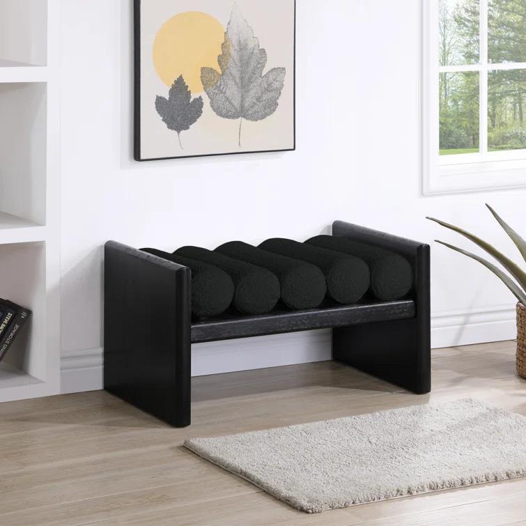 Reeves Boucle Wood Bench