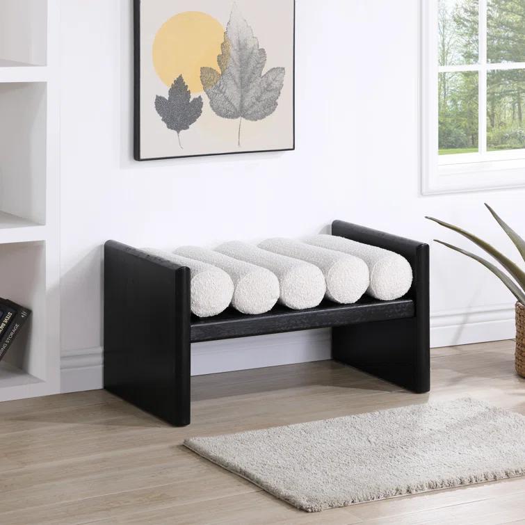 Reeves Boucle Wood Bench
