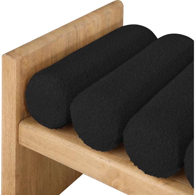 Reeves Boucle Wood Bench