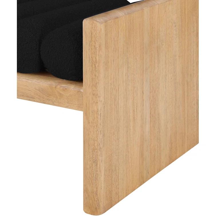 Reeves Boucle Wood Bench