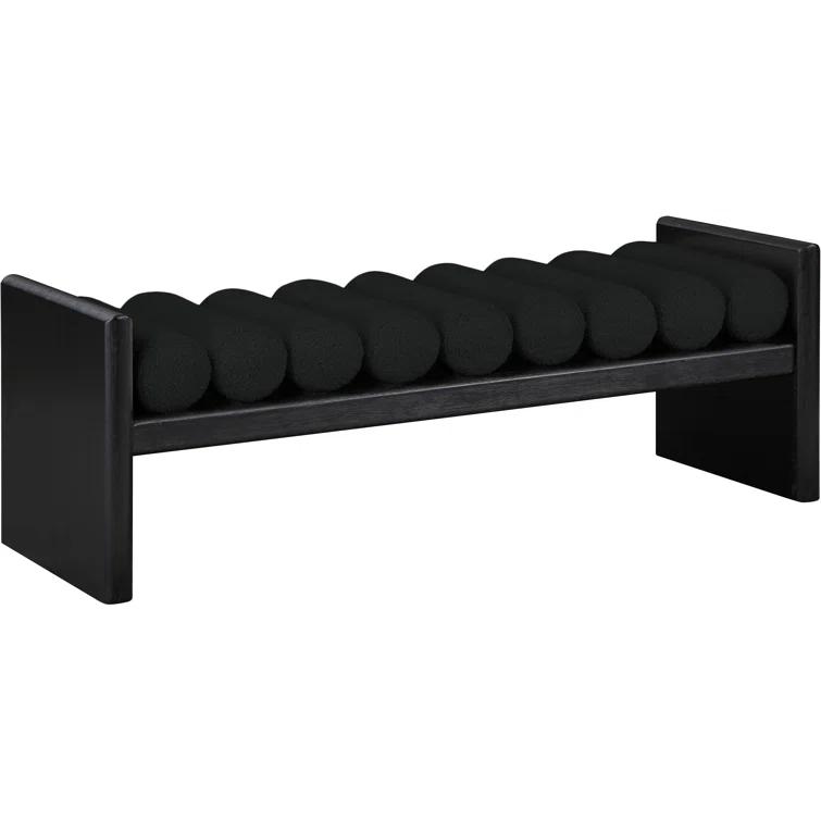 Reeves Boucle Wood Bench
