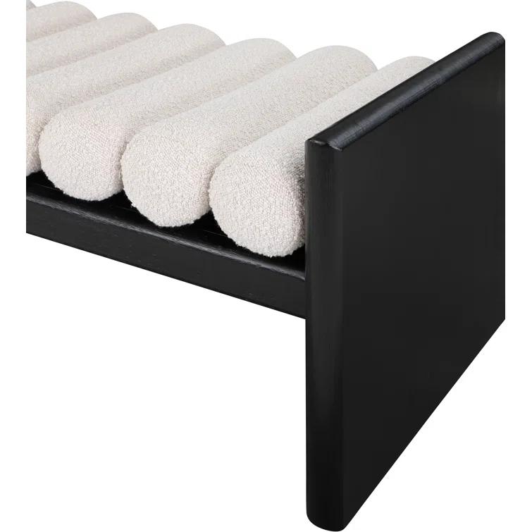 Reeves Boucle Wood Bench
