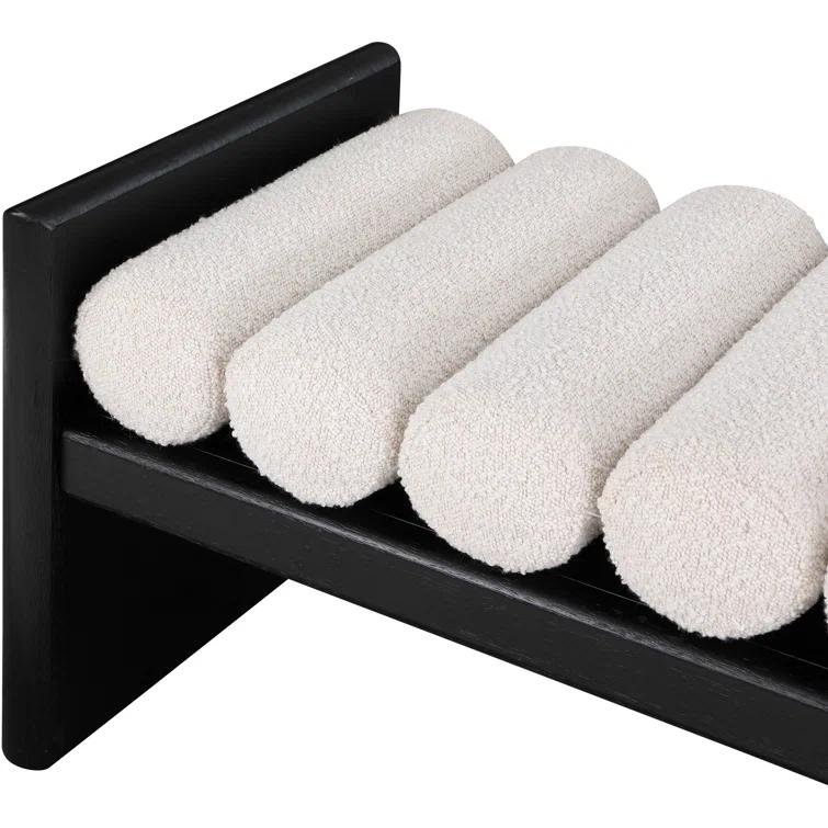 Reeves Boucle Wood Bench