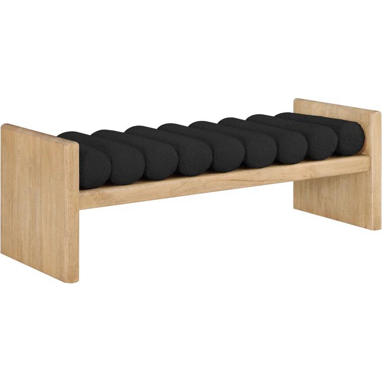 Reeves Boucle Wood Bench