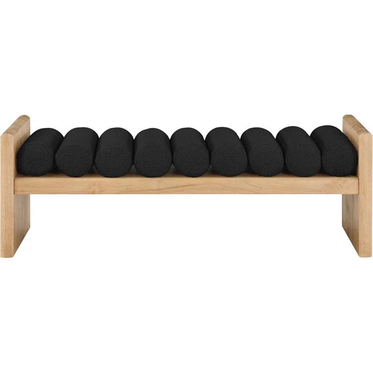 Reeves Boucle Wood Bench