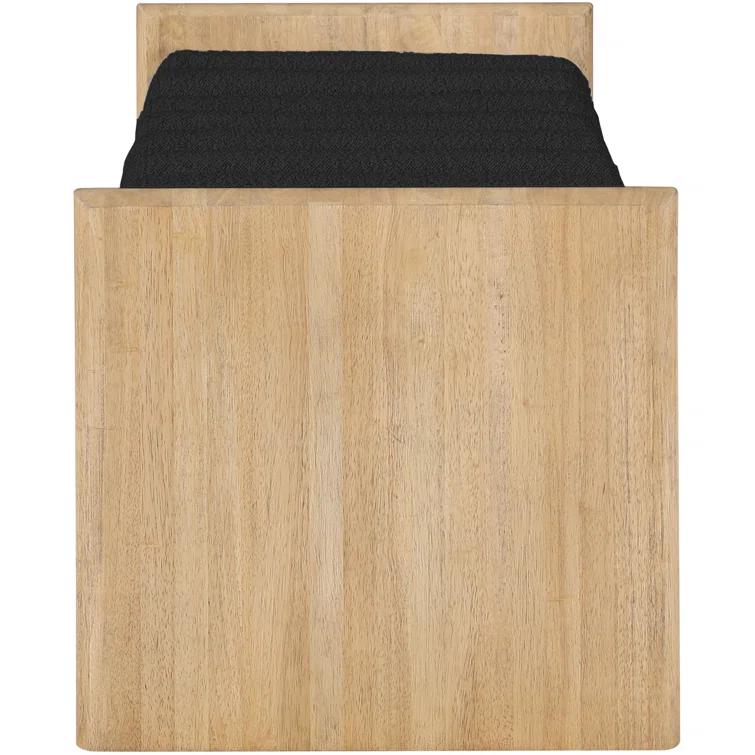 Reeves Boucle Wood Bench