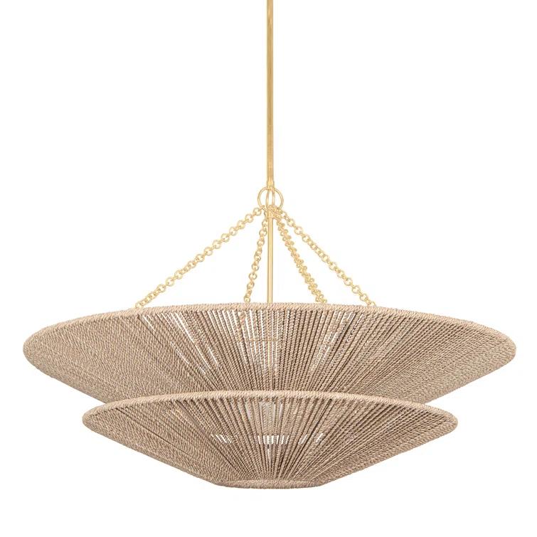 Anaya Chandelier - Natural / 40" Dia