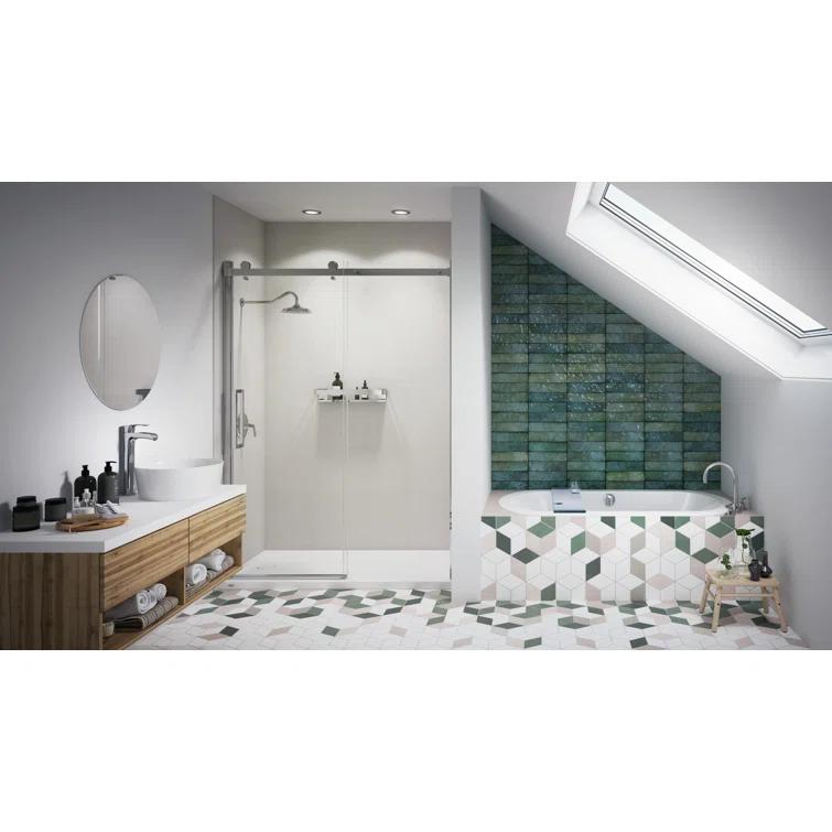 Anza™ Salon Chromatherapy 66" x 36" Drop in Combination Bathtub