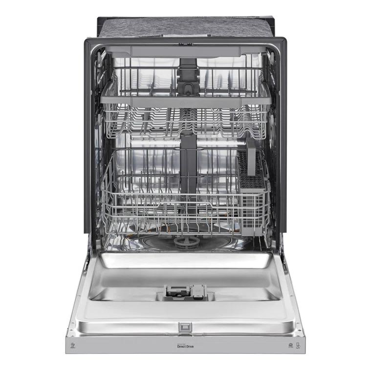 LG LG 24 in. PrintProof Stainless Steel Front Control Dishwasher with QuadWash, 3rd Rack & Dynamic Dry, 48 dBA LDFN4542S