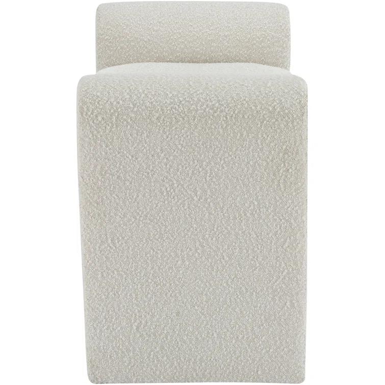 Hobel Boucle Fabric Upholstered Bench