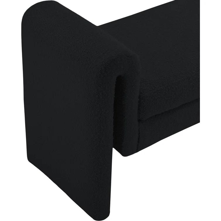 Hobel Boucle Fabric Upholstered Bench