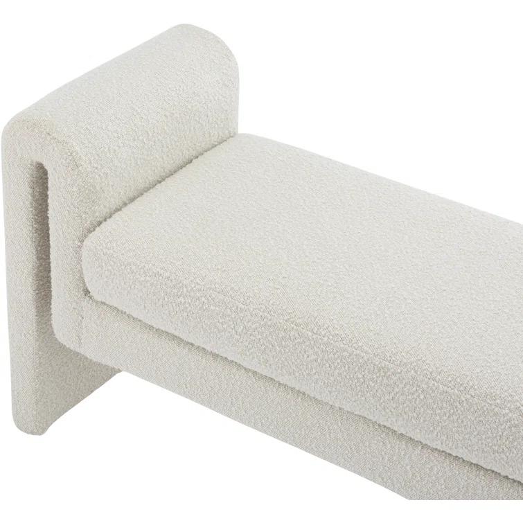 Hiroyasu Upholstered Boucle Bench