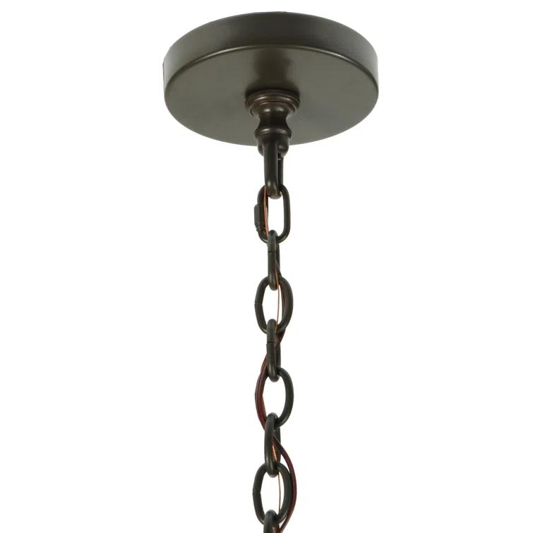 Fernando Bronze 10-Light Candle Chandelier