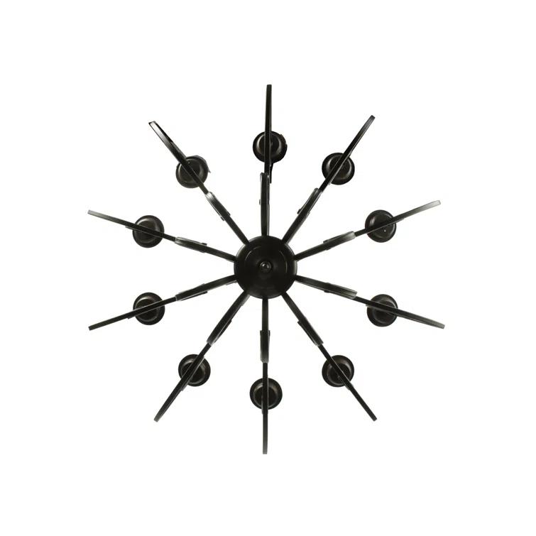 Fernando Bronze 10-Light Candle Chandelier