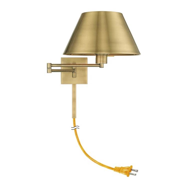 Brevan Steel Swing Arm Sconce