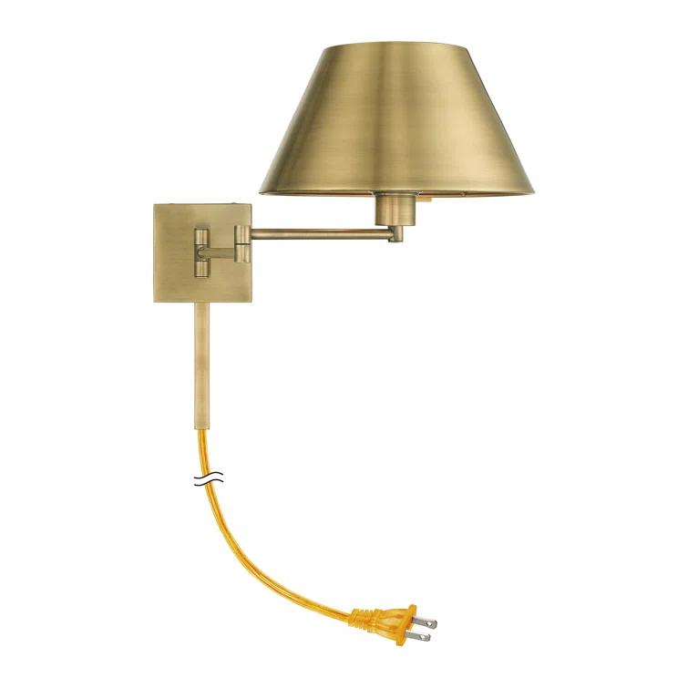 Brevan Steel Swing Arm Sconce