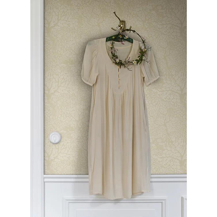 Olle Beige Forest Sanctuary Non-Woven Wallpaper Roll