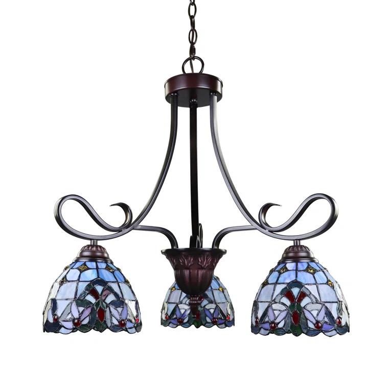 Bondi 3 - Light Glass Dimmable Classic / Traditional Chandelier