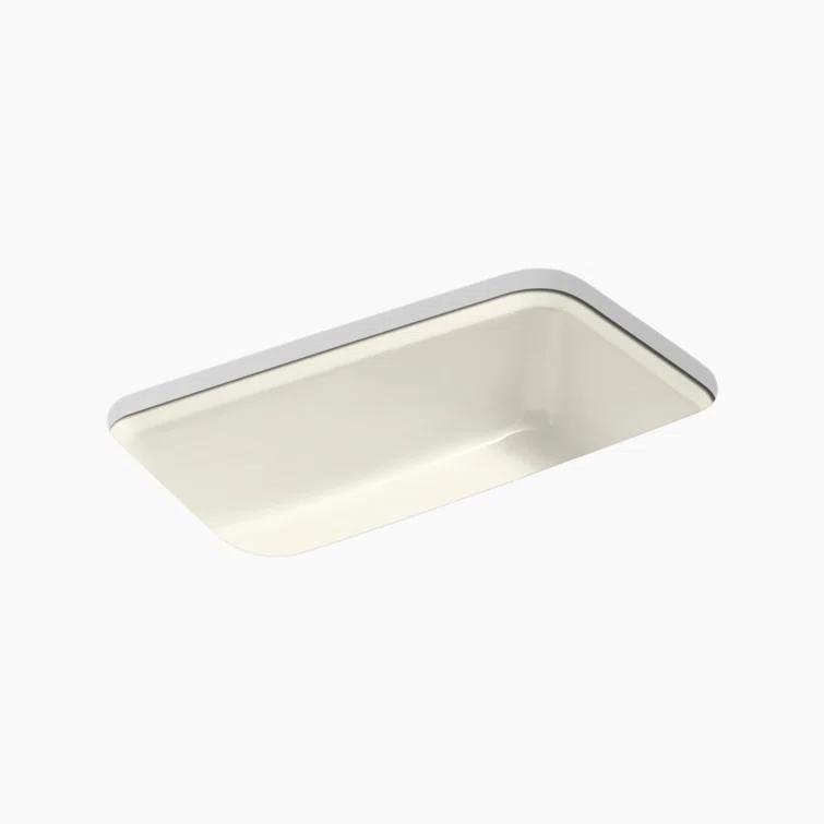 Kohler Bakersfield™ 31" L x 22" W Undermount Kitchen Sink K-5832-5U-96