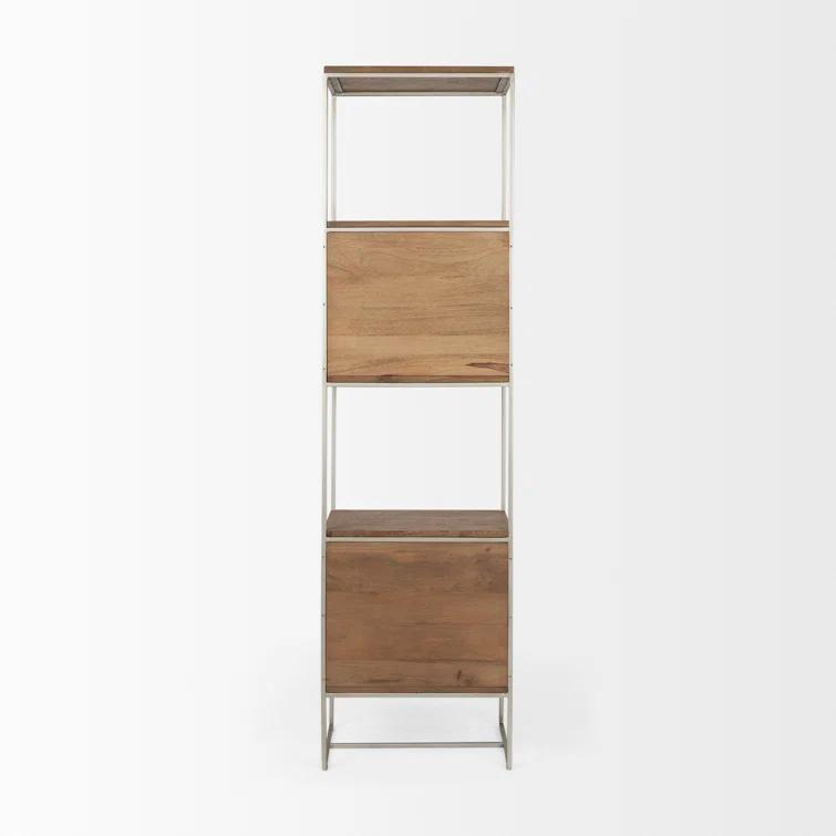 Sagan Narrow Etagere Bookcase