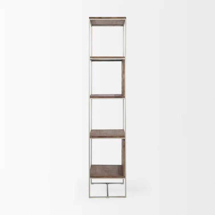 Sagan Narrow Etagere Bookcase