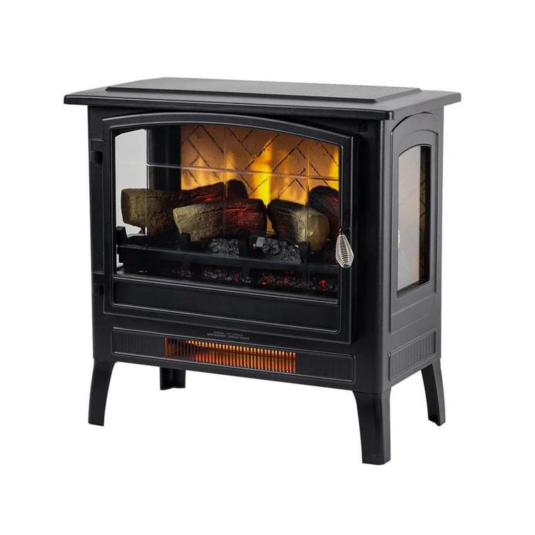 Country Living Smart Infrared Electric Fireplace Stove Heater, Alexa and Google Home Compatible