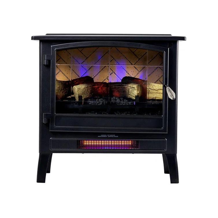 Country Living Smart Infrared Electric Fireplace Stove Heater, Alexa and Google Home Compatible
