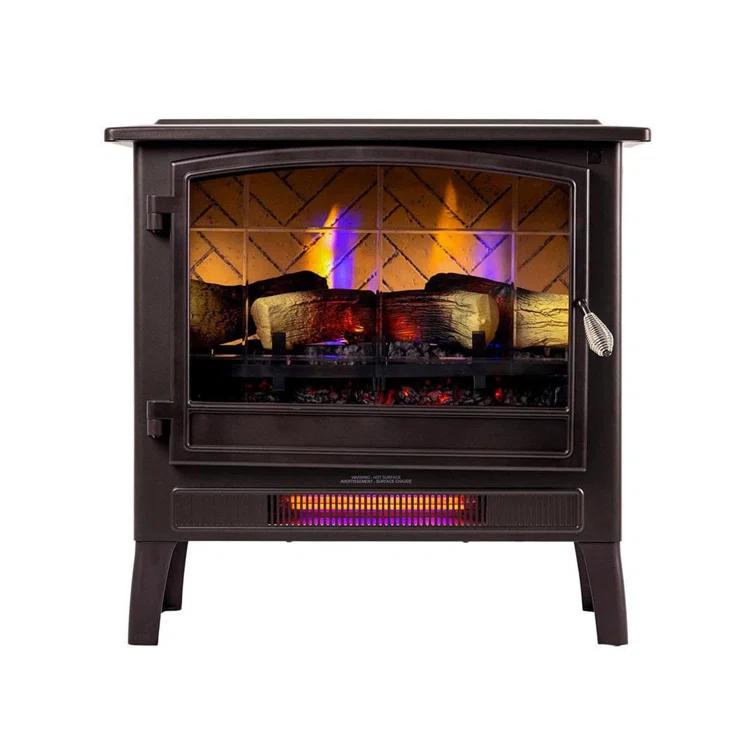 Country Living Smart Infrared Electric Fireplace Stove Heater, Alexa and Google Home Compatible