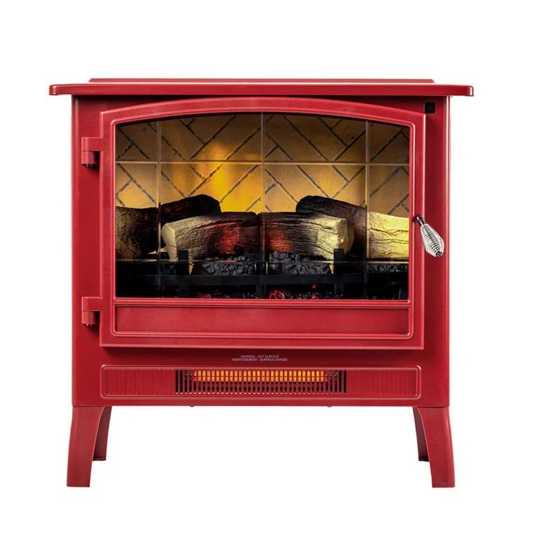 Country Living Smart Infrared Electric Fireplace Stove Heater, Alexa and Google Home Compatible