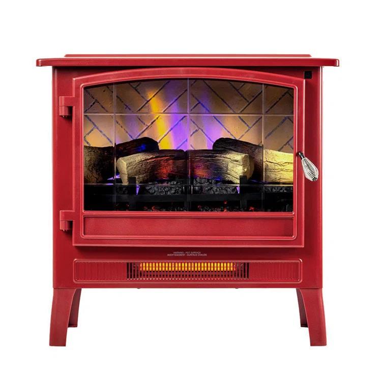 Country Living Smart Infrared Electric Fireplace Stove Heater, Alexa and Google Home Compatible
