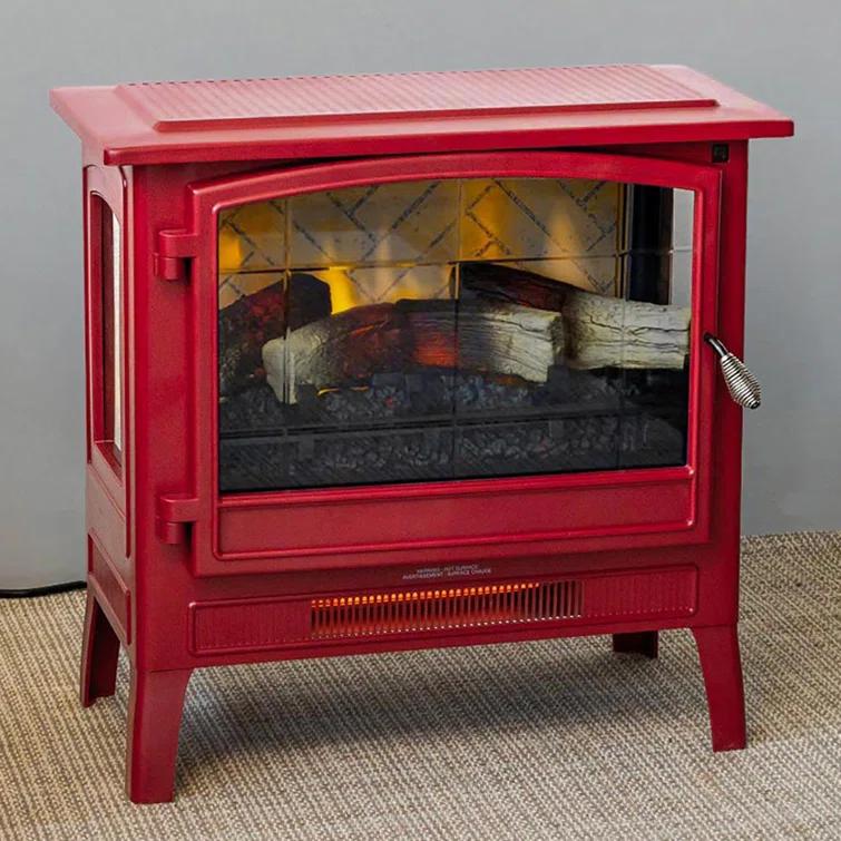 Country Living Smart Infrared Electric Fireplace Stove Heater, Alexa and Google Home Compatible