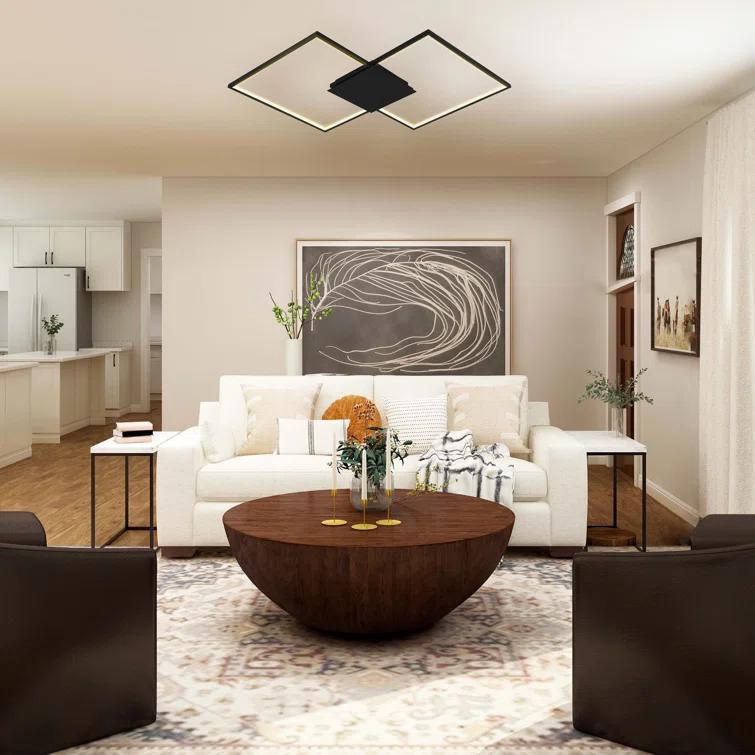 Preston 30" LED Flush Mount