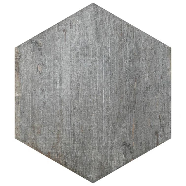 Retro 7" x 8" Porcelain Wood Look Wall & Floor Tile
