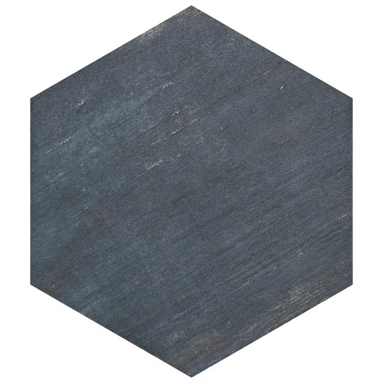 Retro 7" x 8" Porcelain Wood Look Wall & Floor Tile