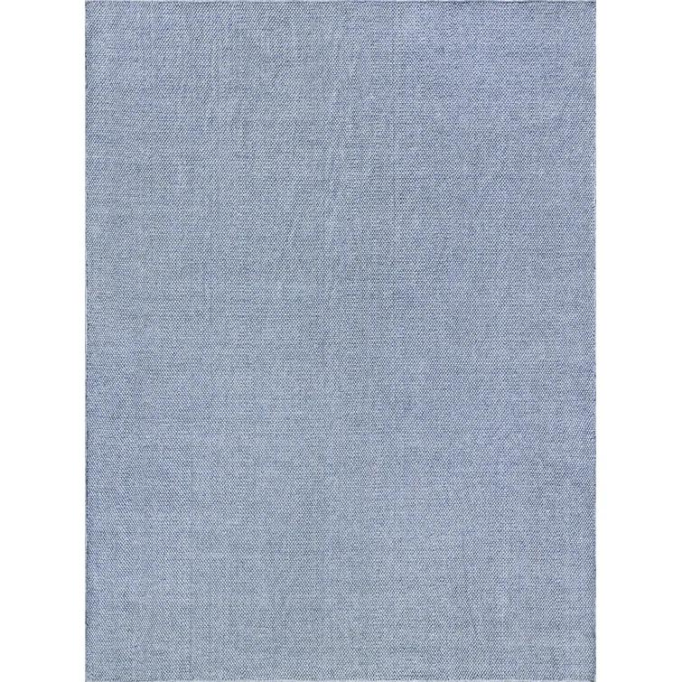 Rectangle Bali Light Blue Handmade Recycled P.E.T. Area Rug