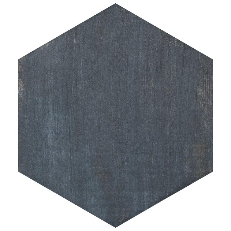 Retro 7" x 8" Porcelain Wood Look Wall & Floor Tile